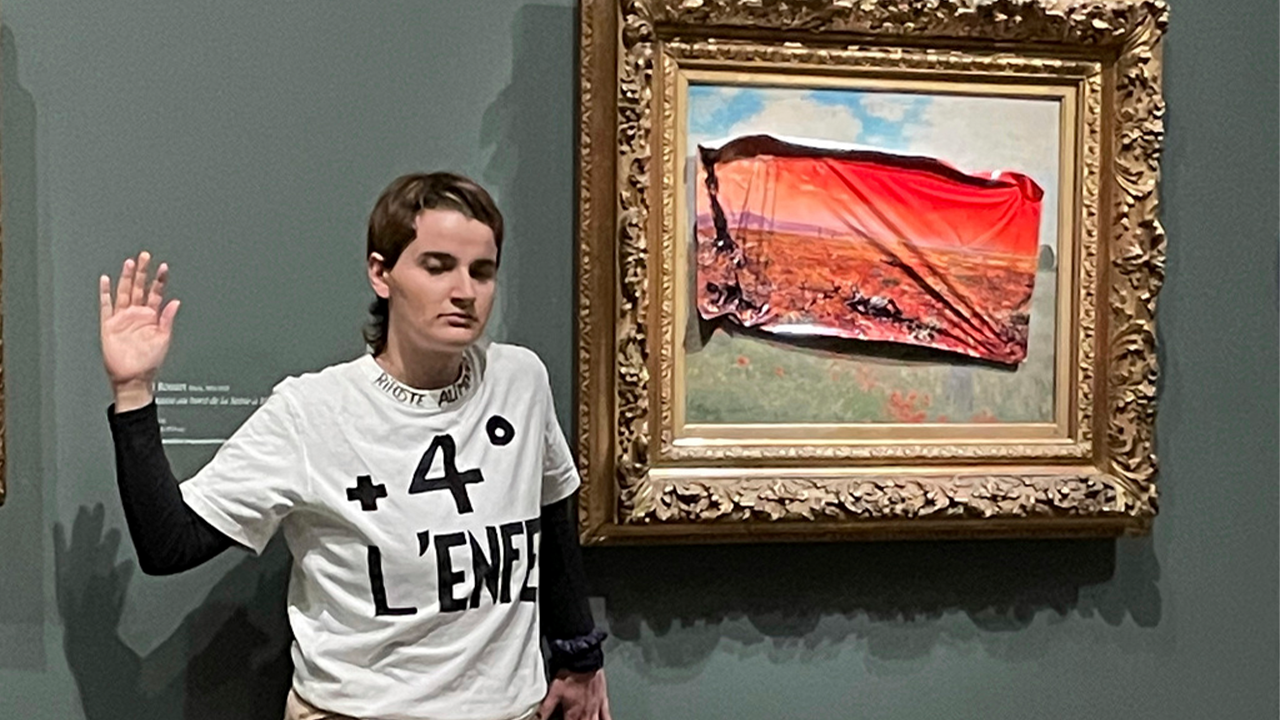 Read more about the article Radical climate activist vandalizes famous painting in Paris