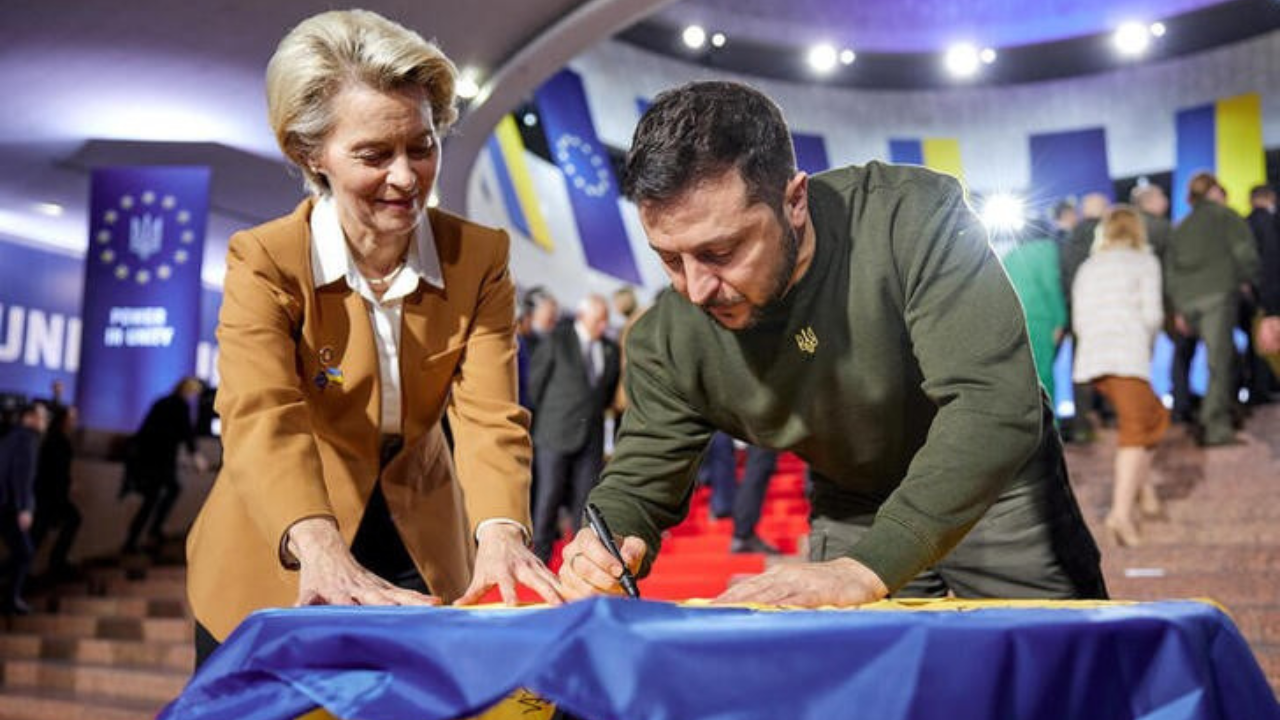 Ukraine edges closer to European Union membership after decade of war