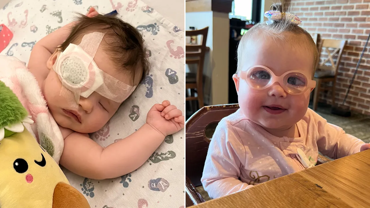 Read more about the article Baby born with cataracts has three eye surgeries to save her sight: ‘I just kept praying’