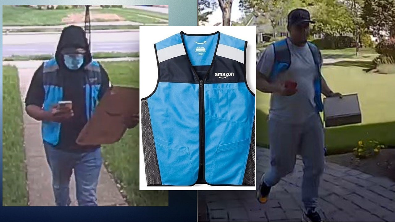 Read more about the article Porch pirates hit homes wearing Amazon vests that can be bought online