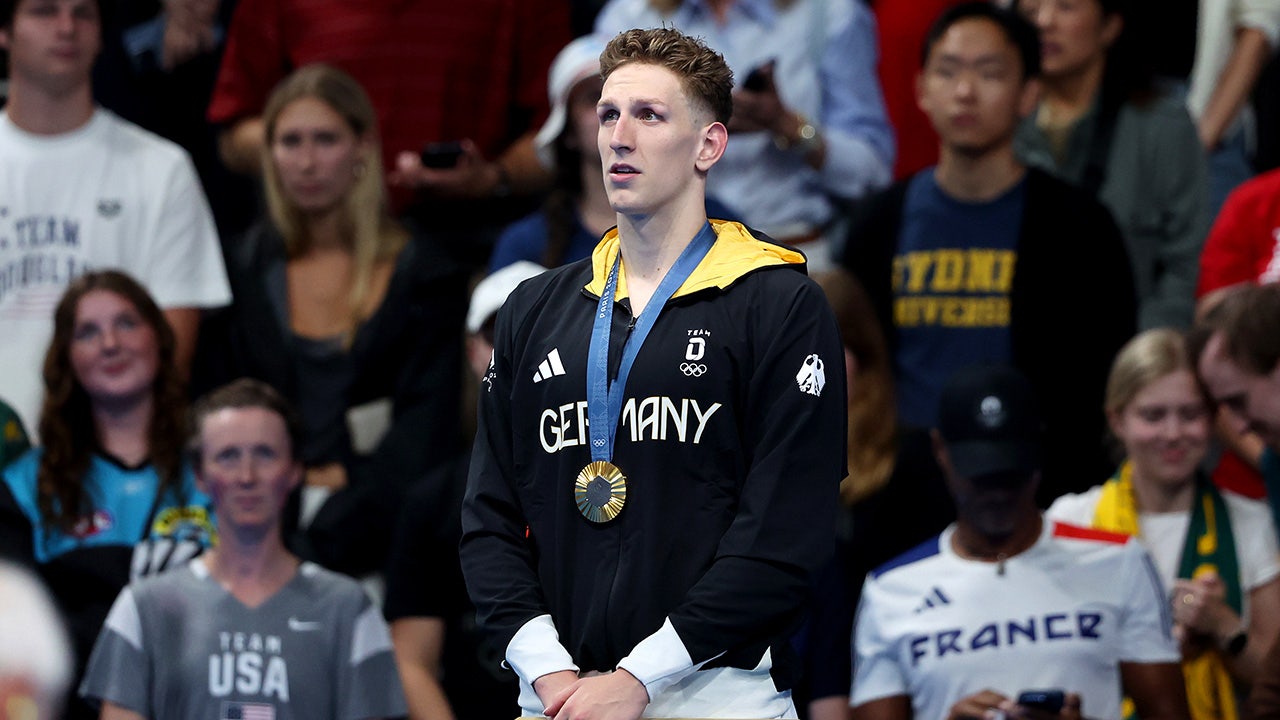 Germany’s Lukas Maertens wins Olympic gold in men’s 400-meter freestyle