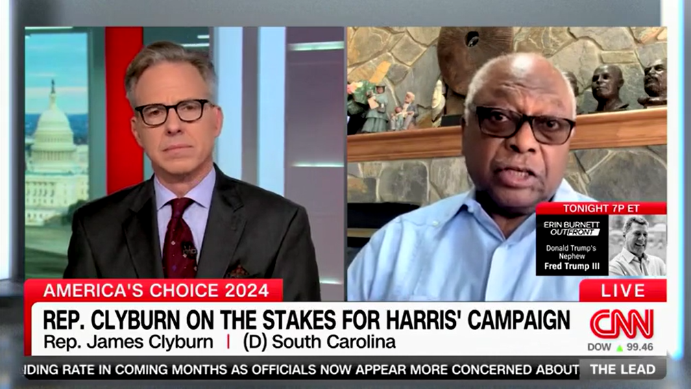 Rep. James Clyburn dismisses Black support for Trump: 'That's not going to happen'