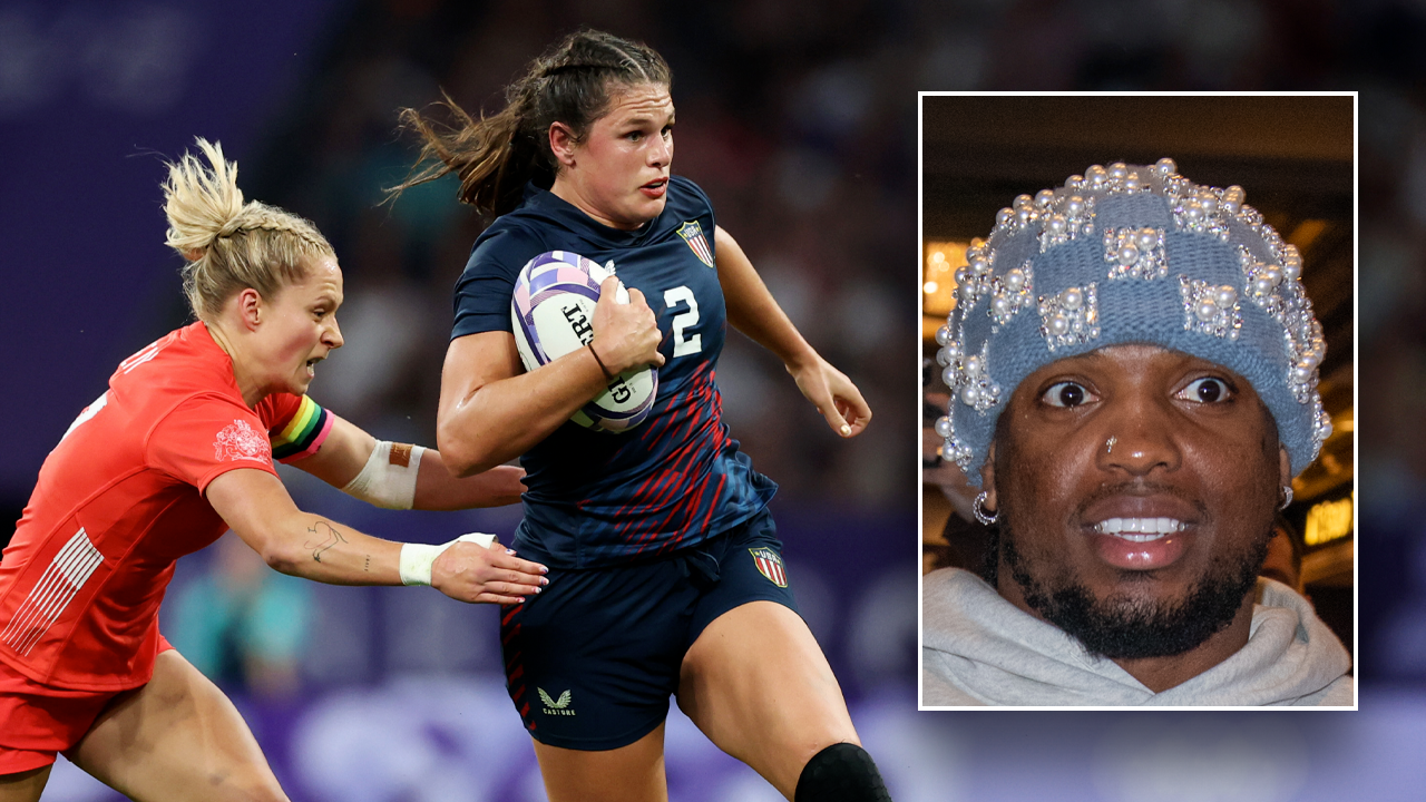 Ravens' Derrick Henry reacts to Rugby star Ilona Maher's bruising run ...