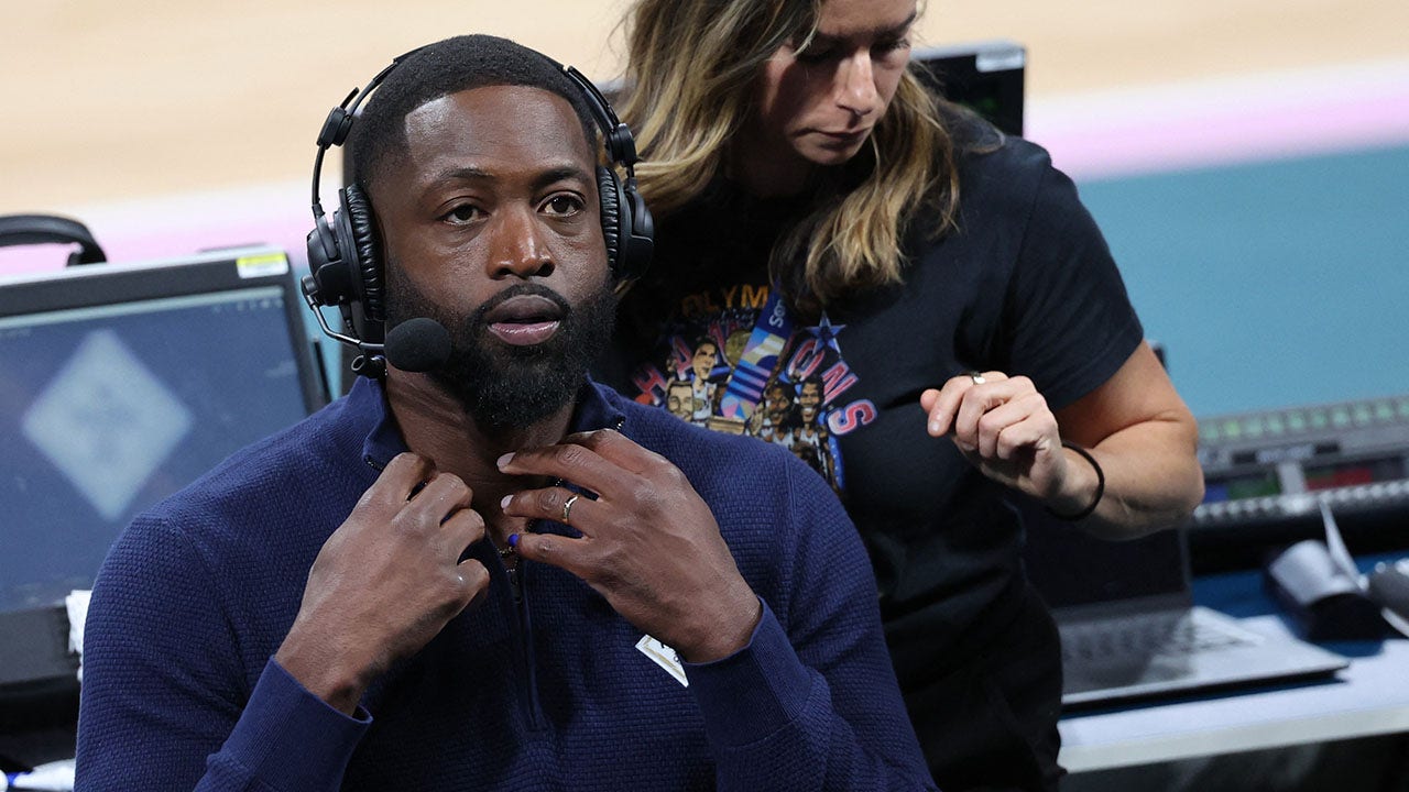 NBA great Dwyane Wade’s pronoun joke during Olympics men’s basketball broadcast sparks social media reaction