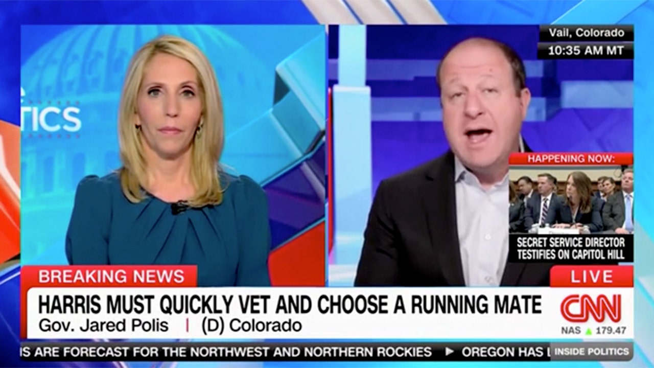 Gov. Jared Polis blasts Trump as ‘approaching 80,’ can’t ‘get a sentence out,’ after Biden drops out