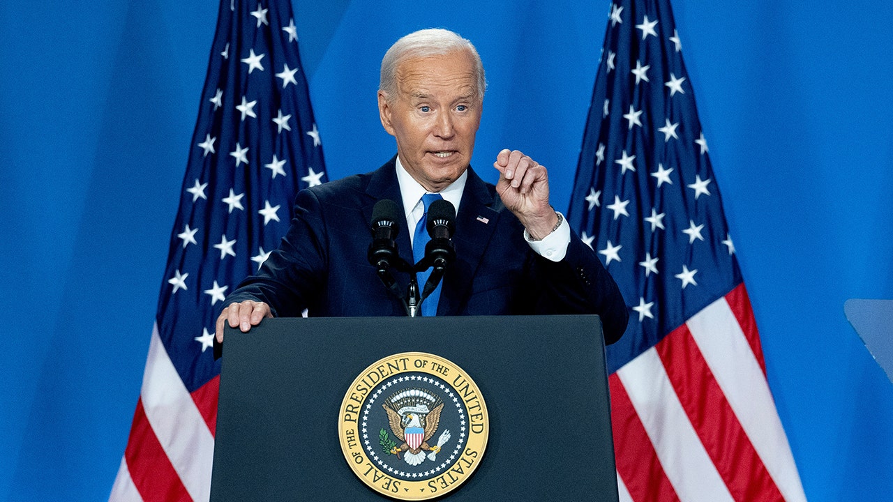 Biden says 'anyway' at least 9 times while trailing off in press conference