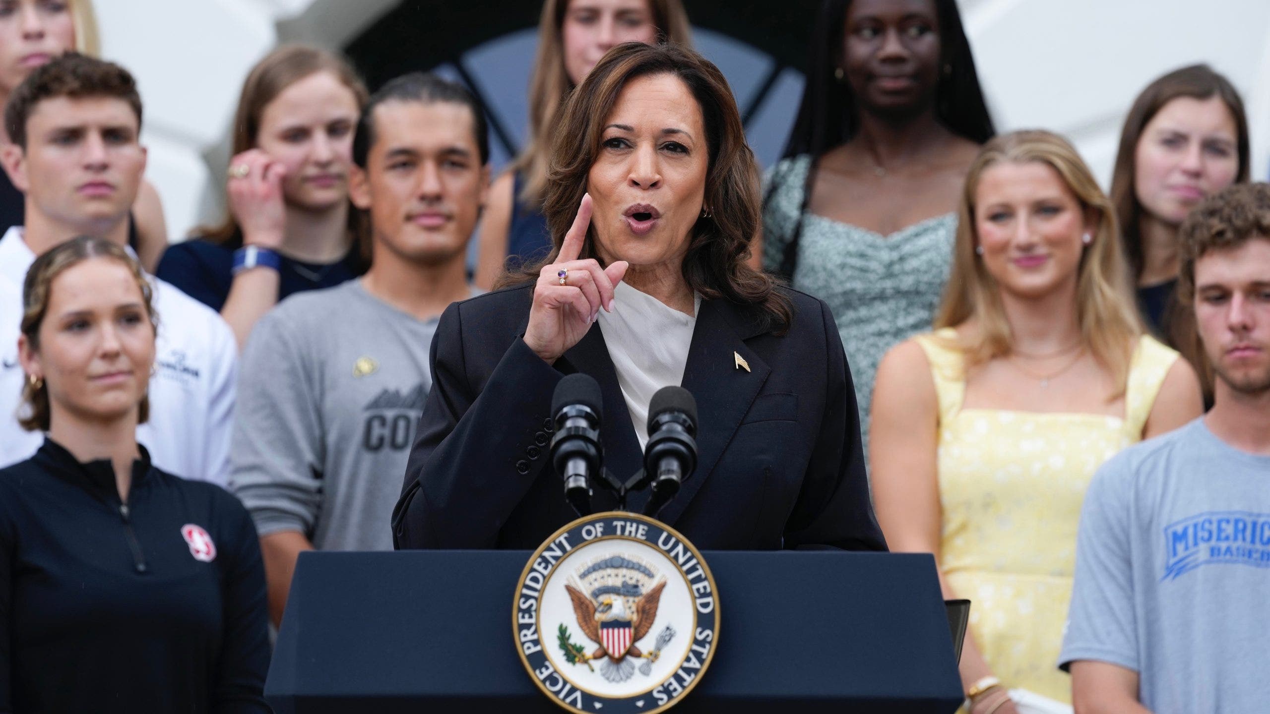 Harris hauls in  million in first 24 hours since Biden bowed out