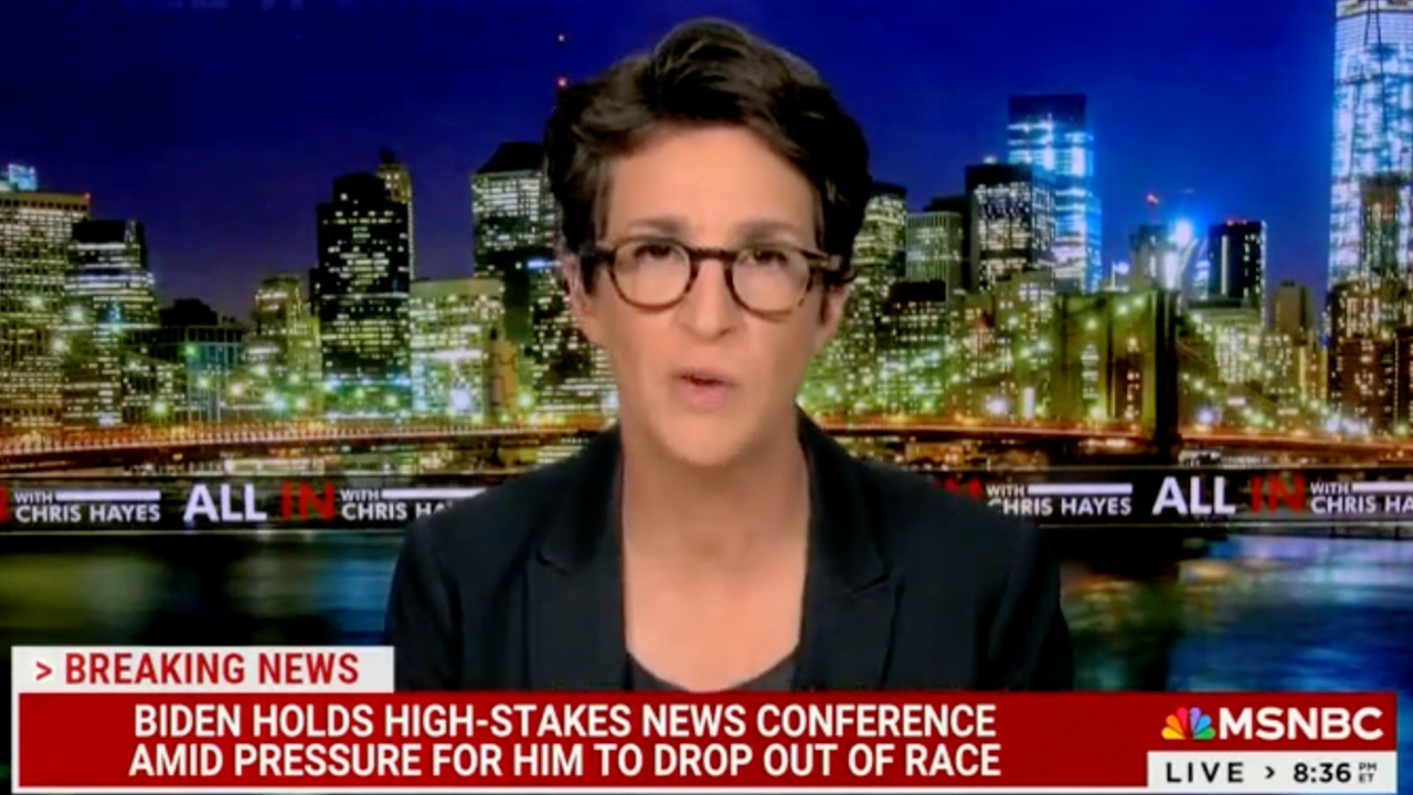 Maddow says Biden’s team may be giving him polls ‘not based in reality’ convincing him to stay in the race