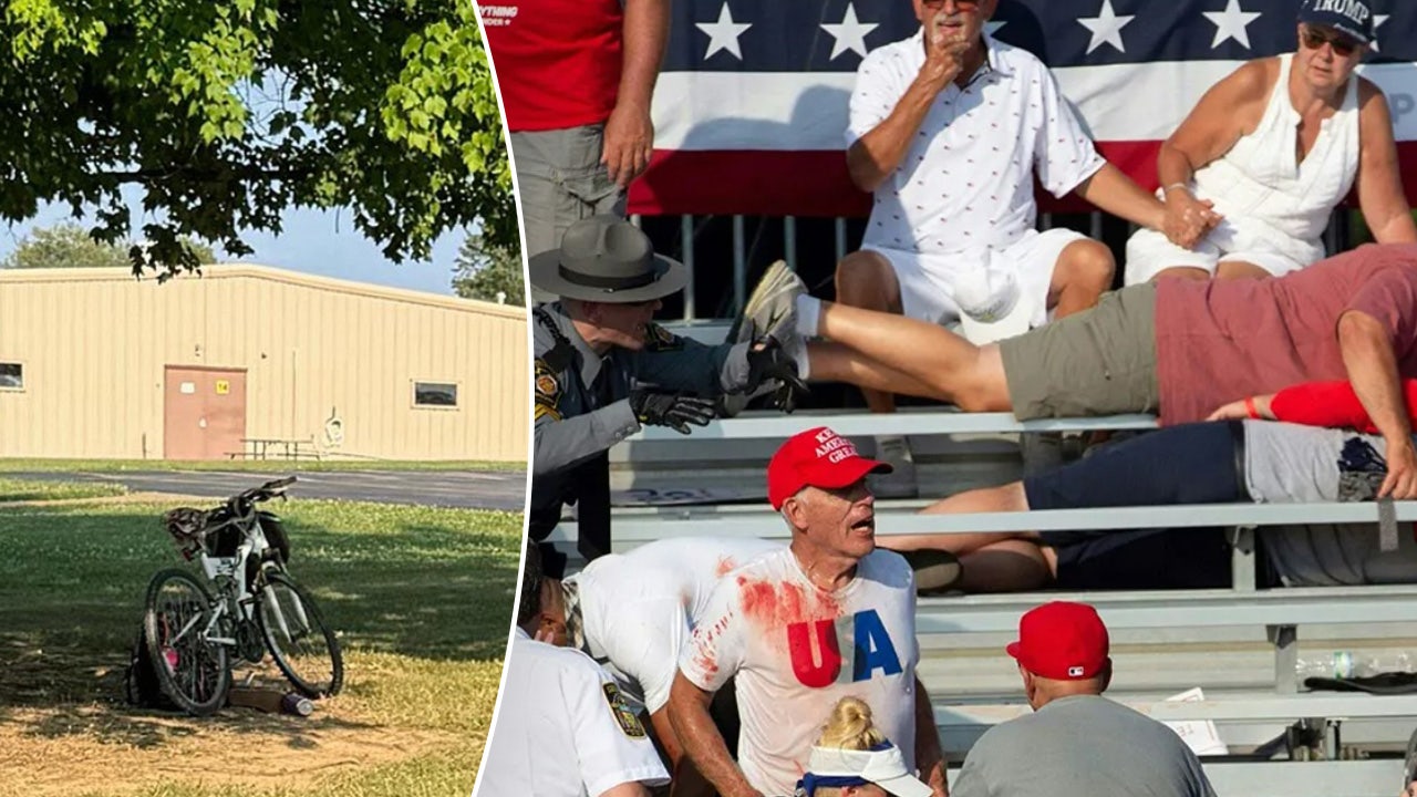 Eerie photo of Trump shooter's bike left at rally site as expert ...