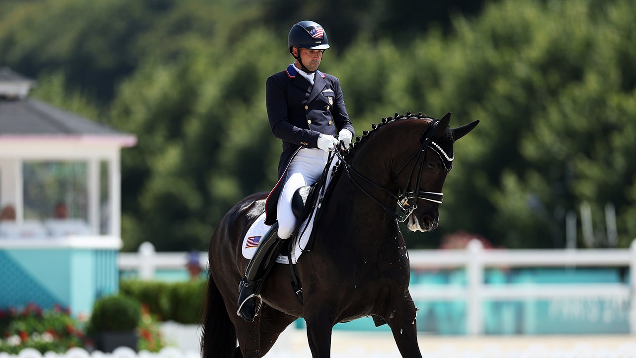 USA dressage team eliminated from Olympics over cut on horse’s leg; PETA says equestrian events ‘must go’