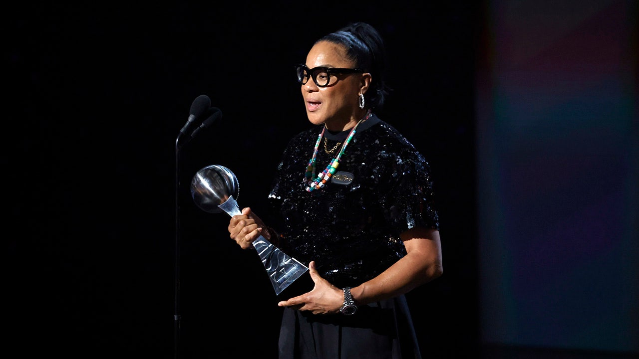 South Carolina’s Dawn Staley makes plea against ‘pay disparity’ in Jimmy V Award speech at ESPYS