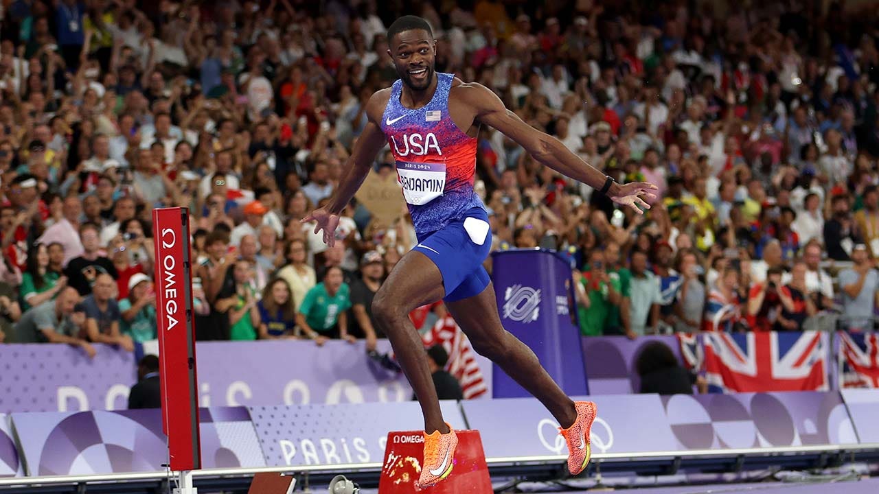 Three-time Olympic champion Rai Benjamin campaigns for a one-day contract with the Giants: “I have a pair of cleats”