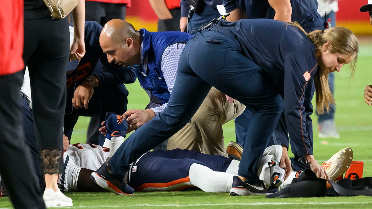 Bears' Douglas Coleman III in hospital after serious tackle injury