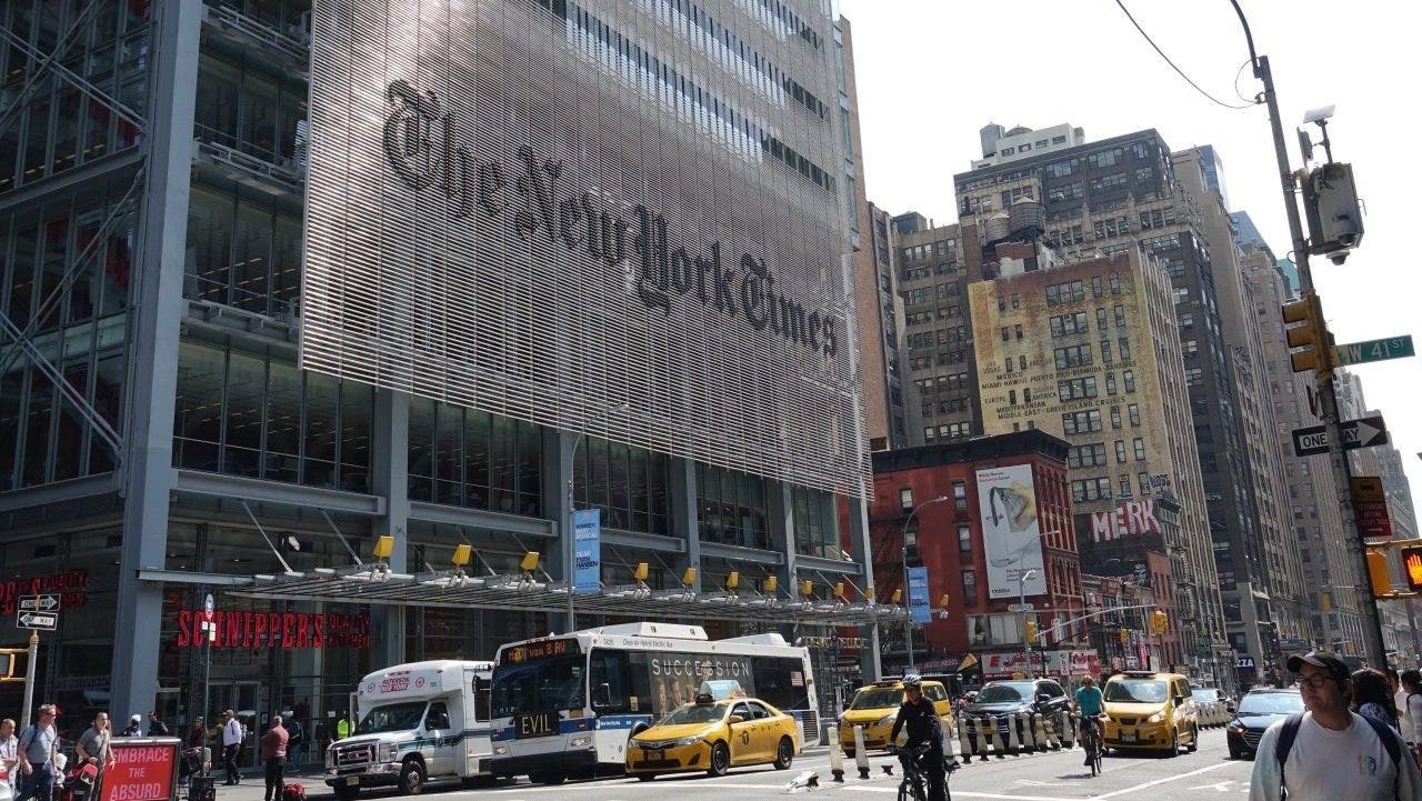 NYT Challenges Justice Department Subpoenas for Reporters' Testimony