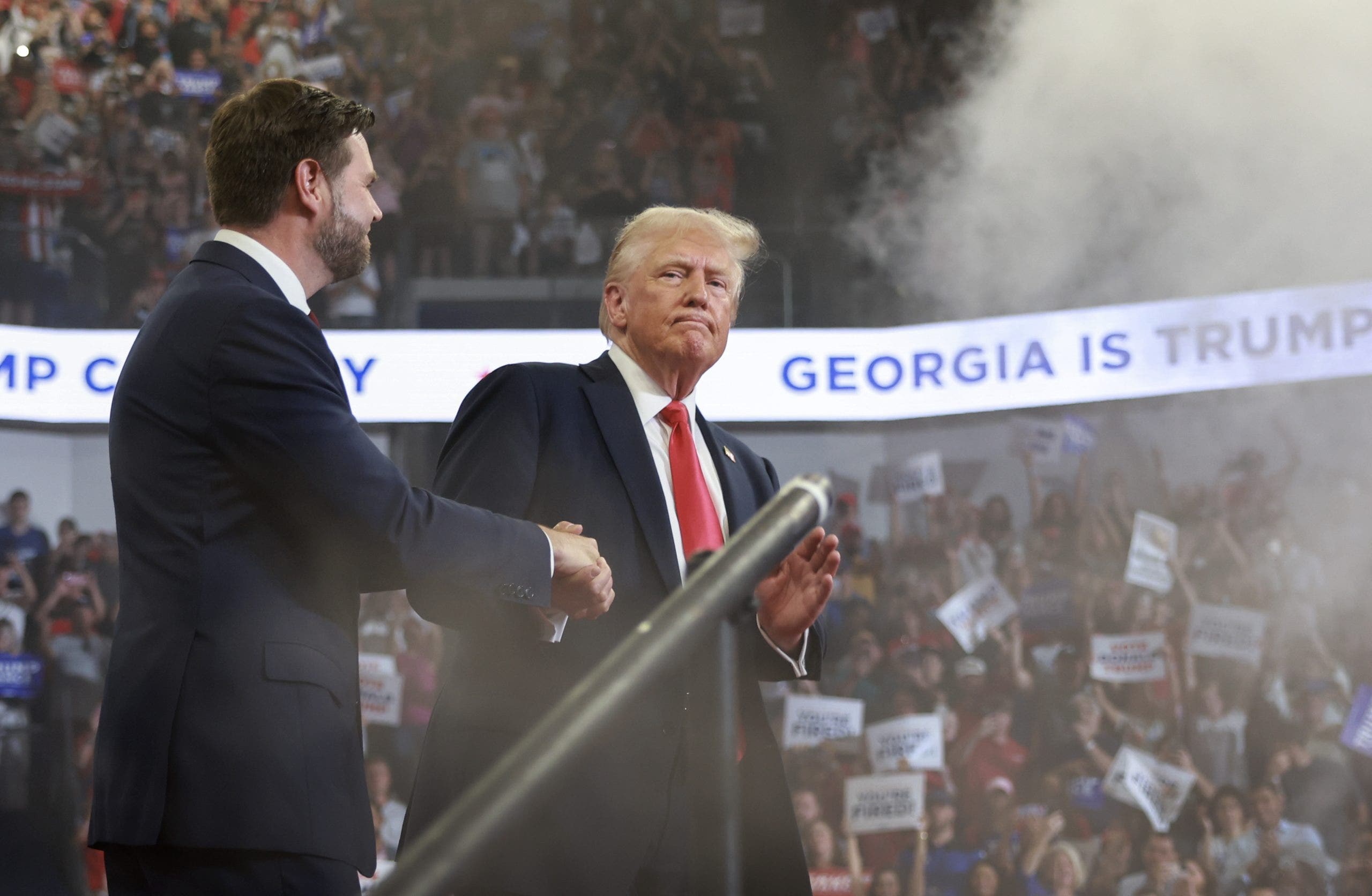 Trump’s Georgia problem: ‘Neck and neck’ with VP Harris as candidates fight for battleground states