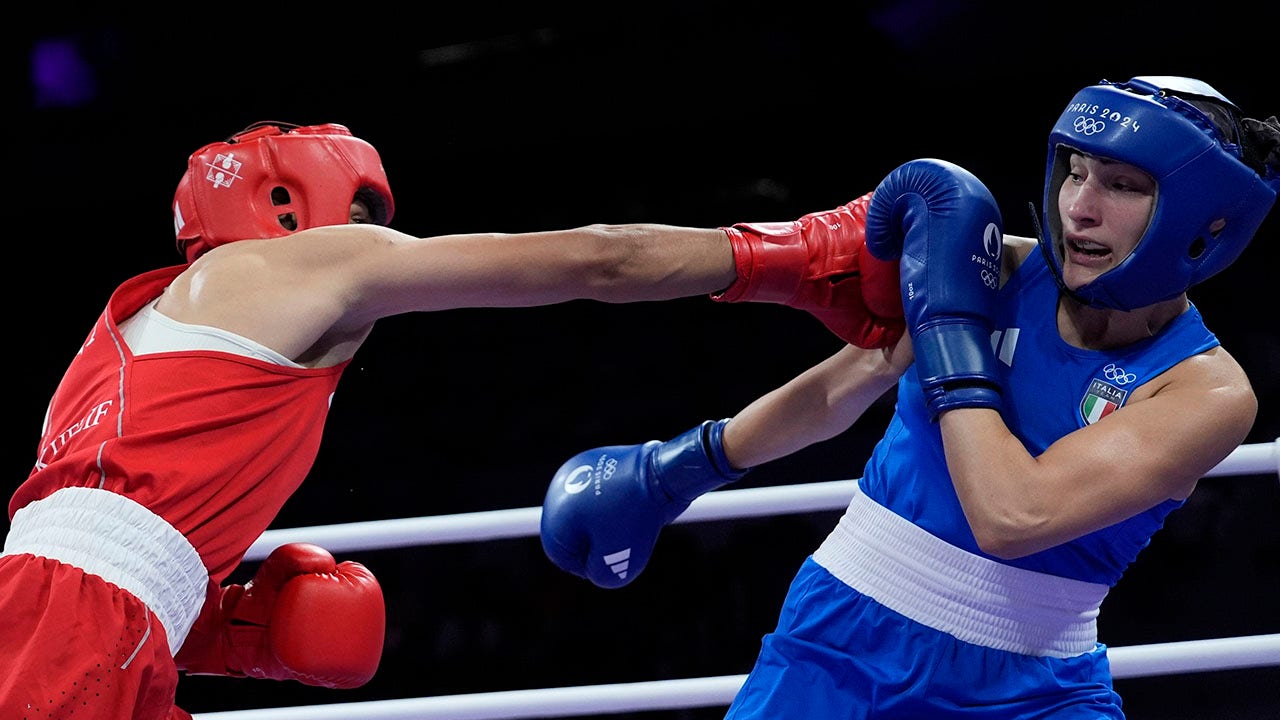 Algerian boxer in gender eligibility controversy wins Olympics bout as opponent abandons fight