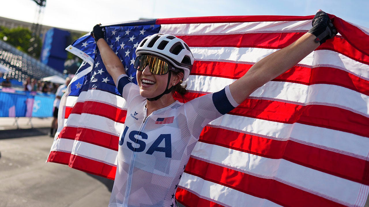 American Kristen Faulkner authors stunning gold medal victory in women’s road race at Paris Olympics