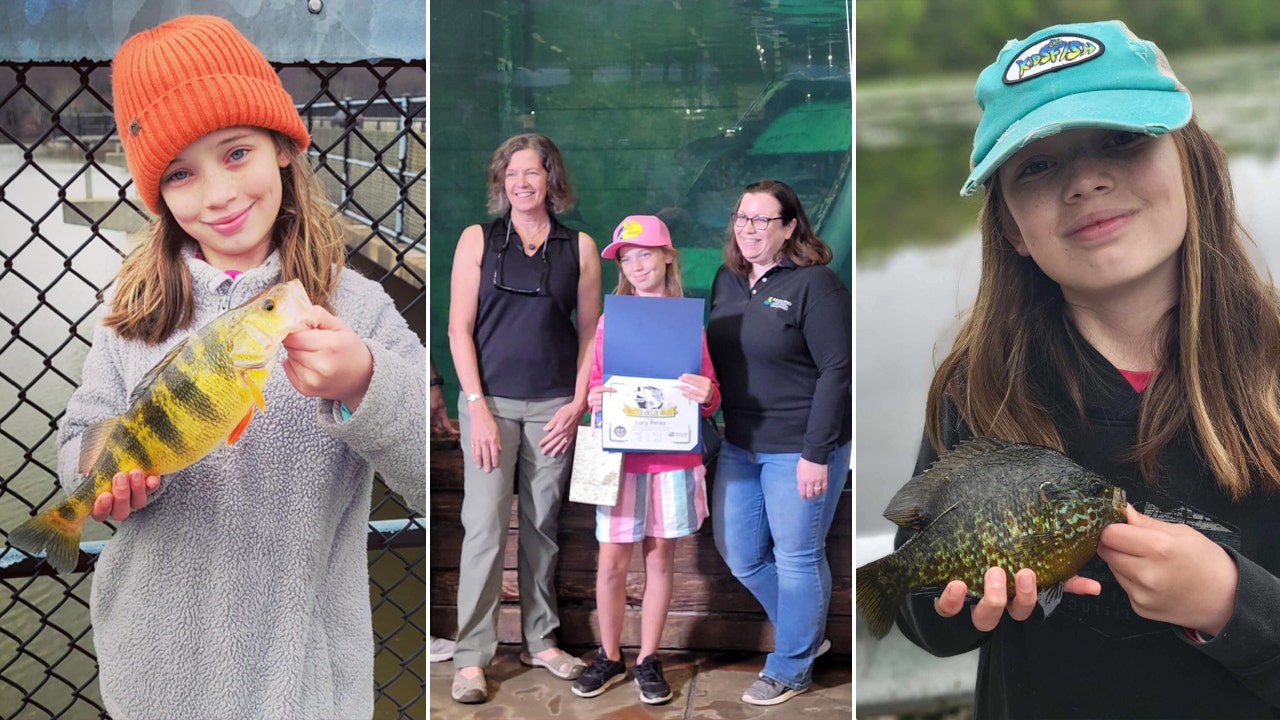 Lucy Moore has become the first female and youngest angler to be awarded the top fishing award in Maryland. She did so at age 11 and has now turned 12 years old. (Nick Perez)