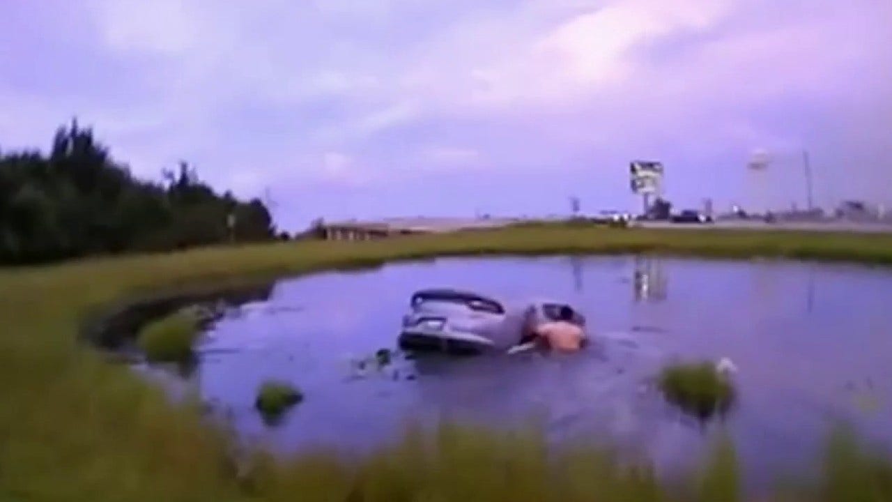 Police and Good Samaritans rescue mother from submerged car: ‘Amazing’ to see her ‘come back to life’