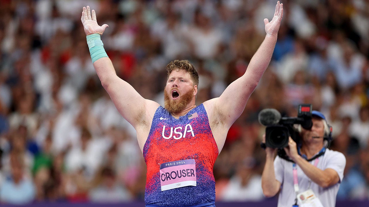 USA’s Ryan Crouser defends Olympic gold, wins third-straight shot put title