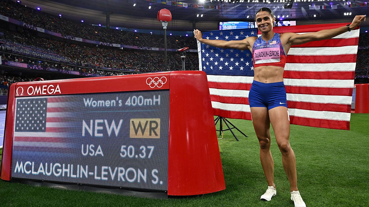 Sydney McLaughlin Levrone breaks world record again, winning gold for