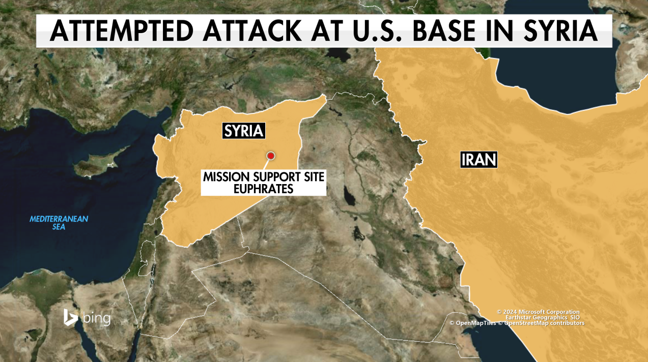 Rocket attack launched against US military base in Syria