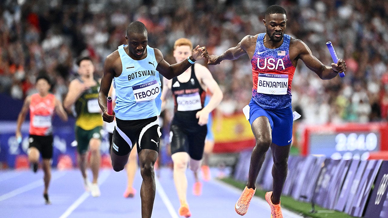 Team USA wins gold in men's 4x400-meter relay at Paris Olympics | Fox News