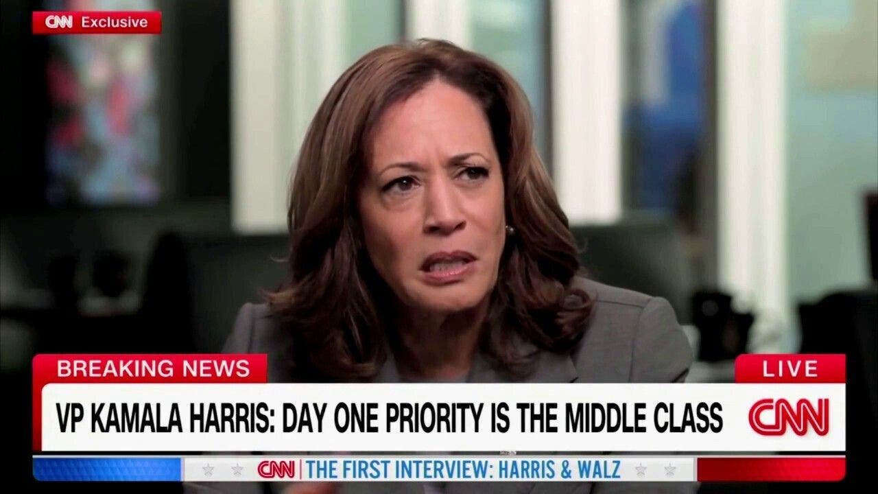 Kamala Harris offers vague ‘Day 1’ Oval Office plan in CNN interview: ‘A number of things’