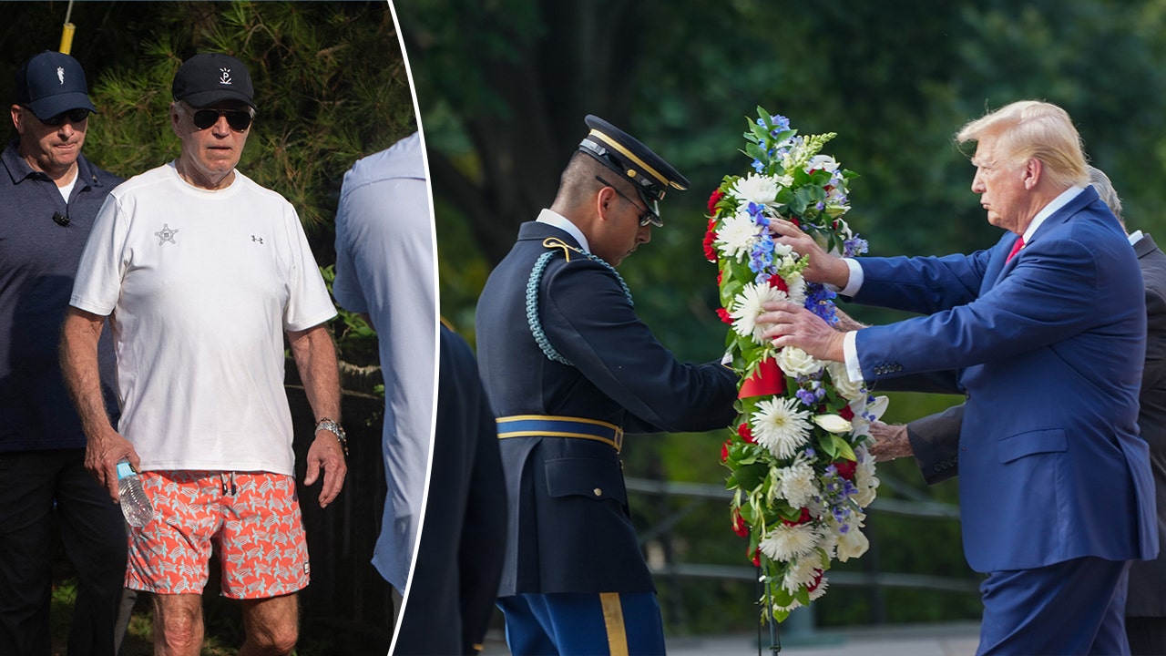 Biden, who skipped Arlington event for vacation, trashed Trump in June for declining cemetery visit