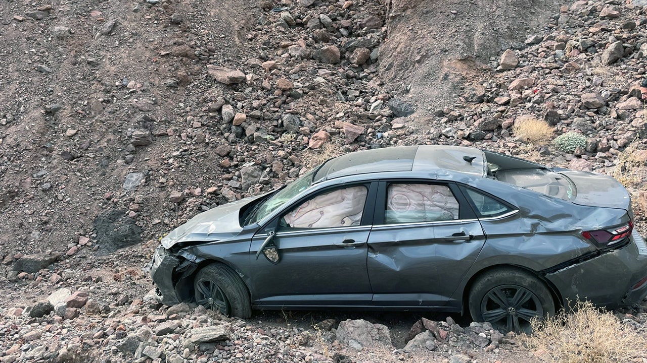 California man dies of heat exposure after crashing his car off an embankment in Death Valley National Park