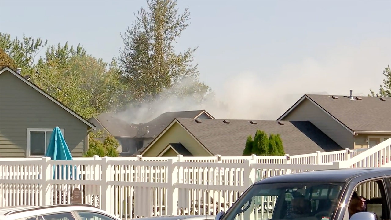 Small plane crashes into residential neighborhood in Oregon near Portland International Airport