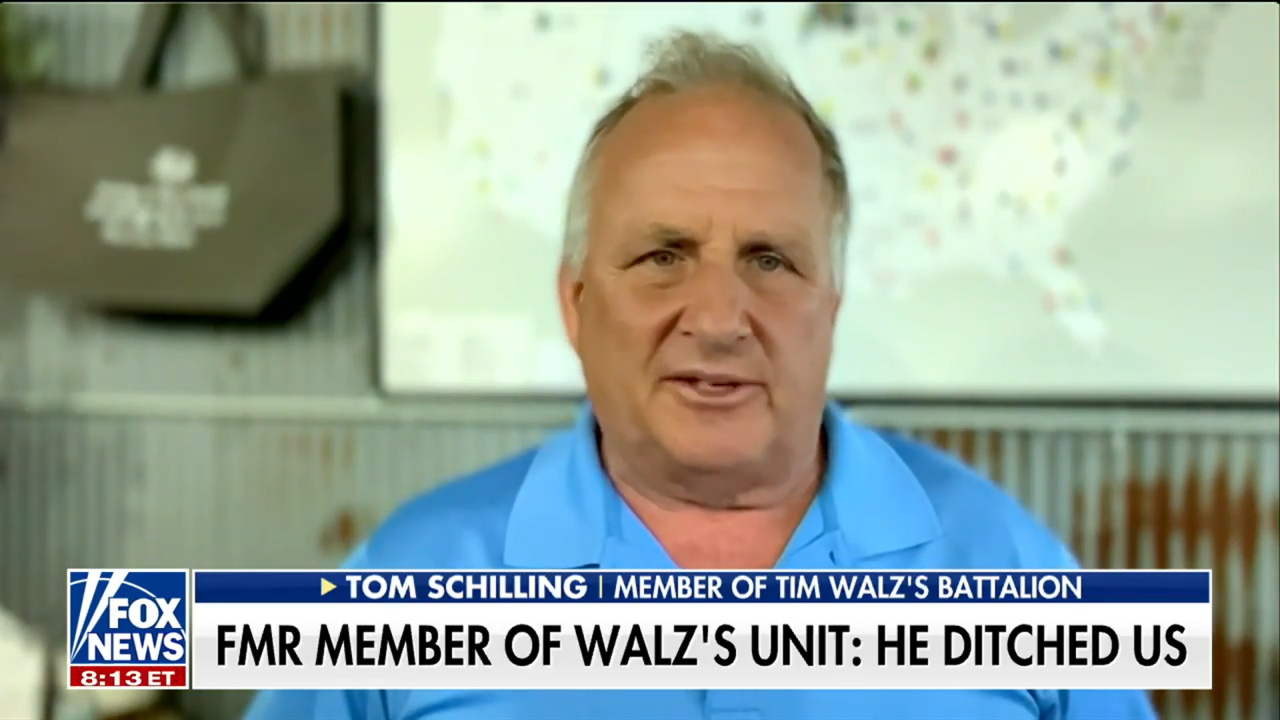 Former member of Gov. Walz's battalion says he 'ditched' them, accuses Walz of 'stolen valor'