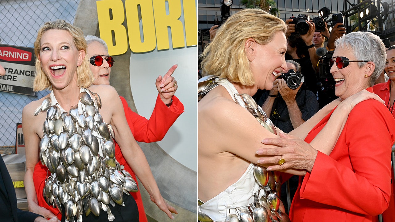 Cate Blanchett narrowly avoids wardrobe malfunction thanks to Jamie Lee Curtis’ quick thinking