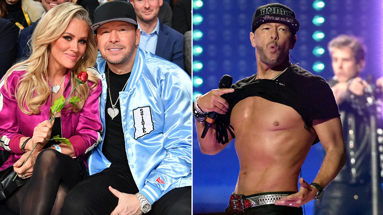 Jenny McCarthy shows off Donnie Wahlberg’s abs in shirtless snaps as she celebrates ‘hot’ husband’s birthday