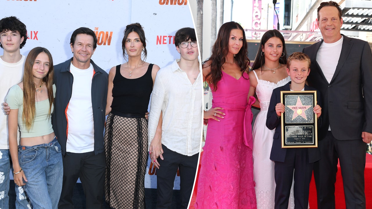 Vince Vaughn and Mark Wahlberg make rare red carpet appearances with family: PHOTOS