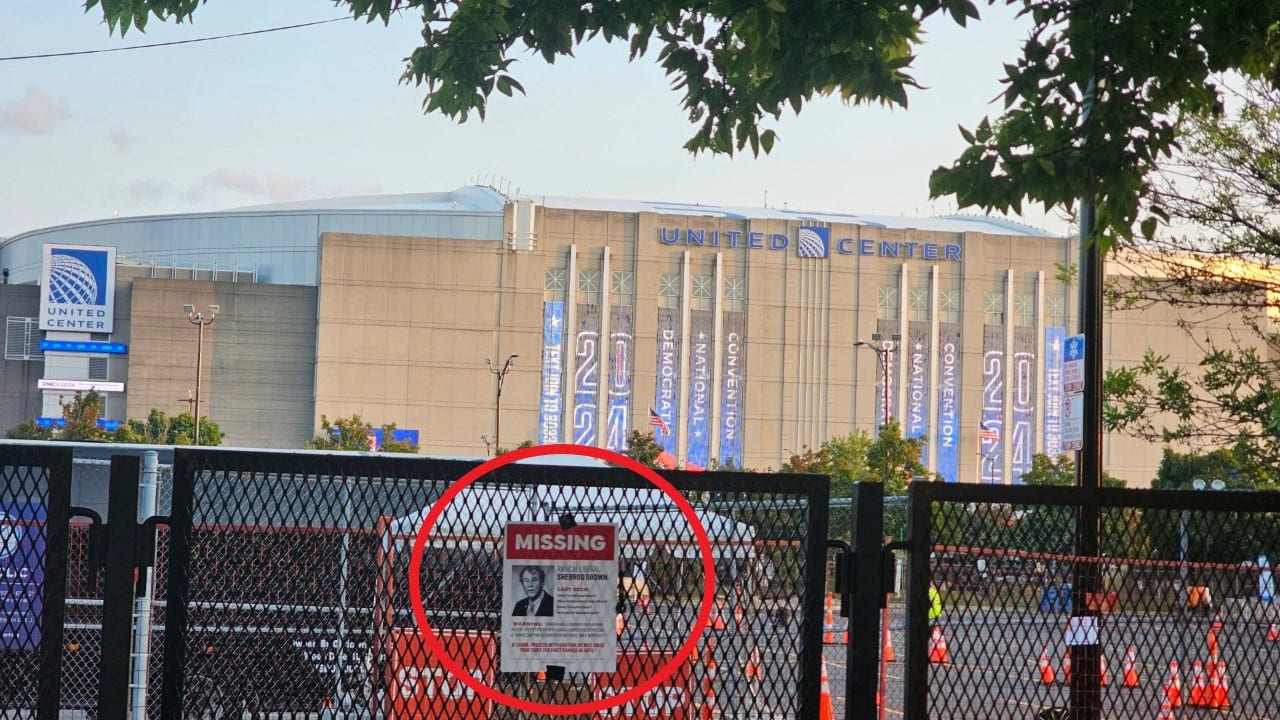 Sen. Sherrod Brown tagged “missing” at Democratic National Convention