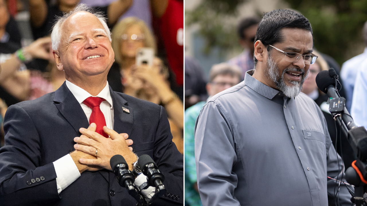 Video shows Walz praising the controversial Muslim cleric. Harris campaign said he had no “relationship with”