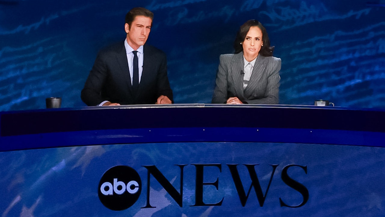 El noticiario de David Muir en ABC fue 100% positivo sobre Harris, 93% ...