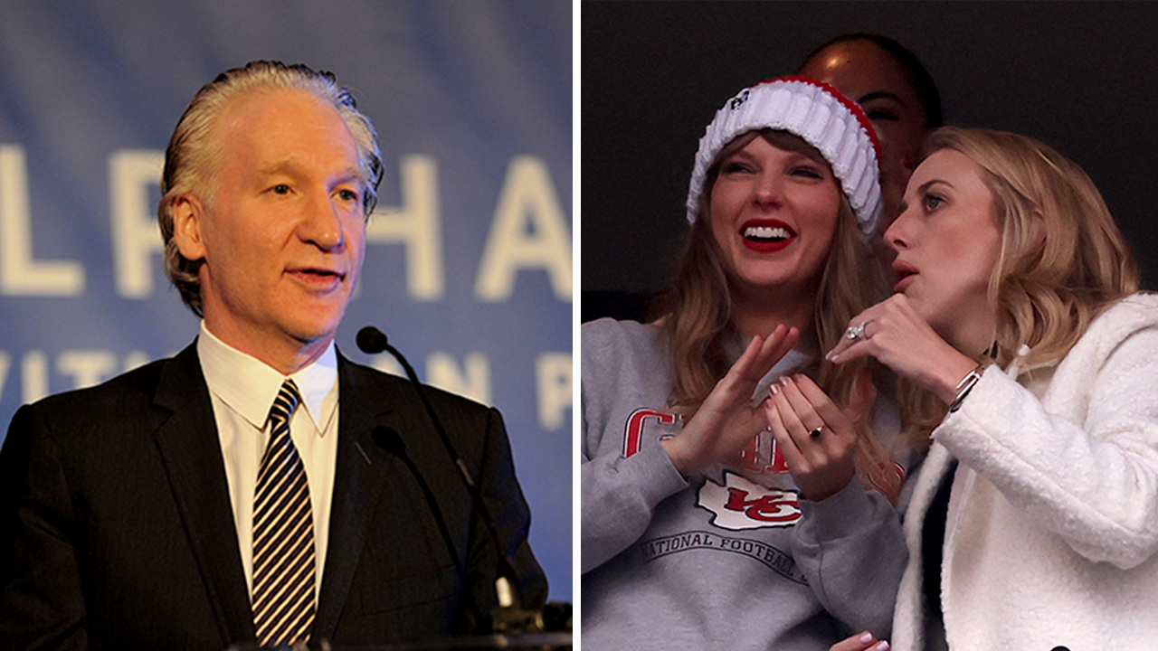 Maher jokes Taylor Swift didn’t sit with Brittany Mahomes at Chiefs game due to NFL wife liking Trump posts