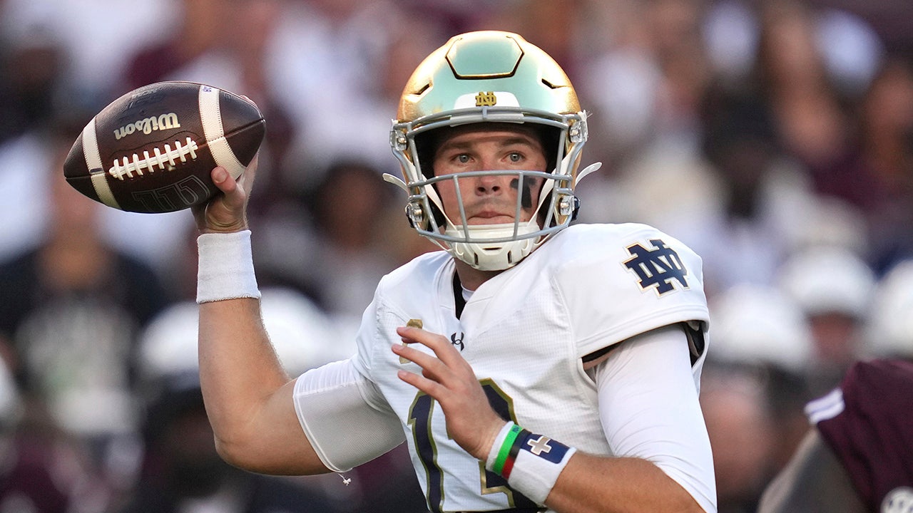 Notre Dame’s Riley Leonard shows faith is top of mind during win over Texas A&M