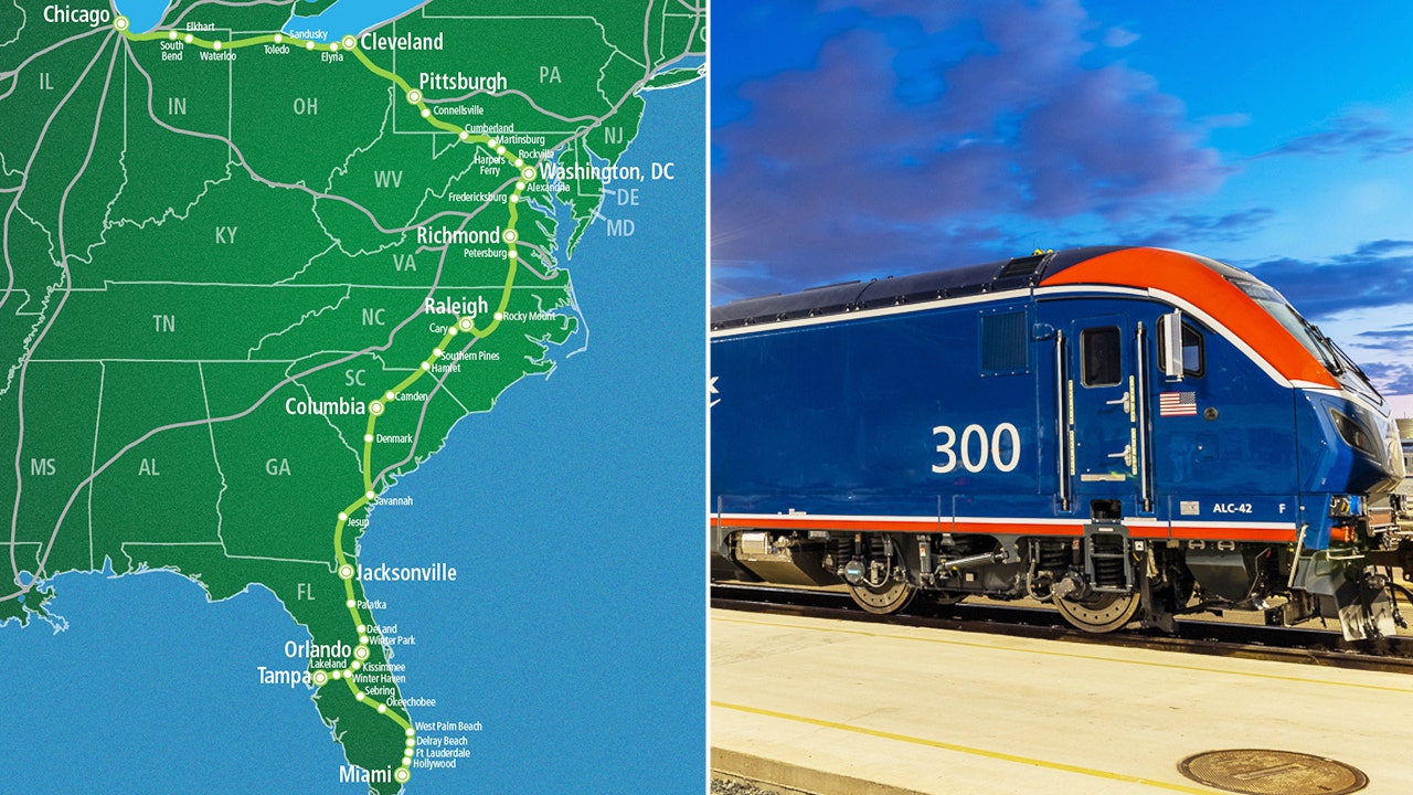 Amtrak anunció el lanzamiento del tren «Floridian» con un recorrido de dos días, provocando reacciones en las redes sociales