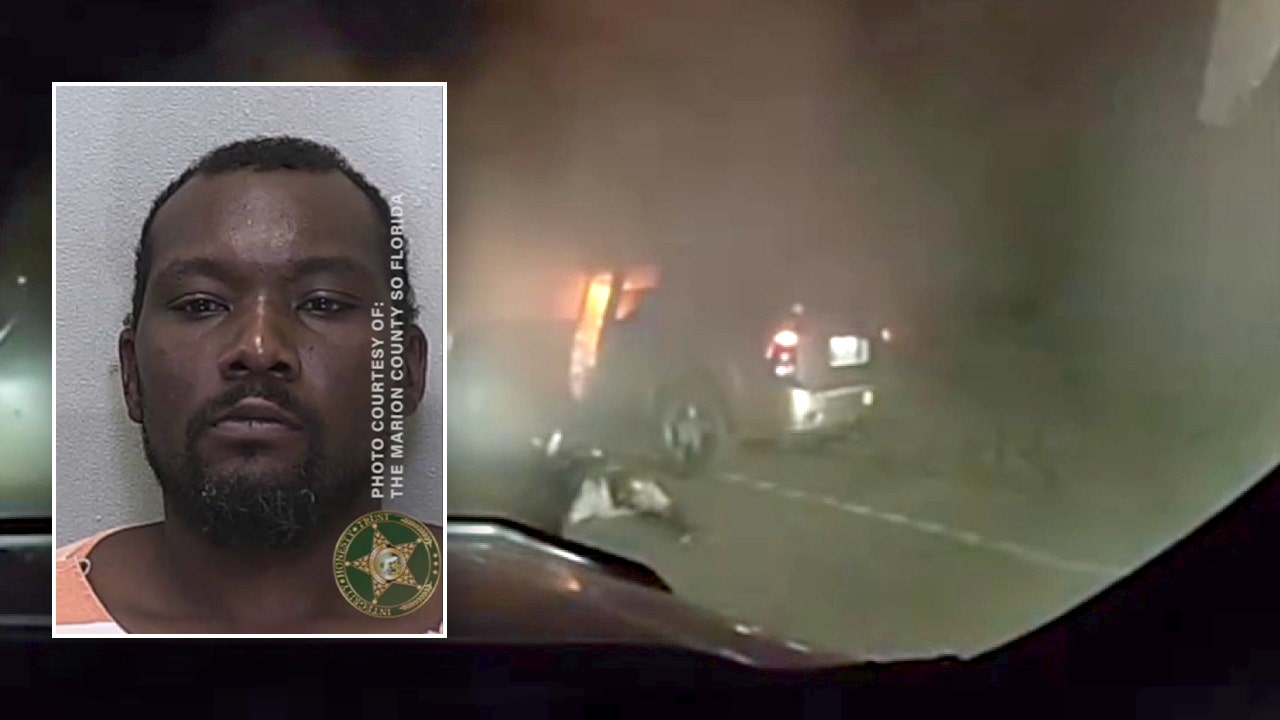 Florida suspect's plan goes up in smoke when SUV becomes engulfed in flames