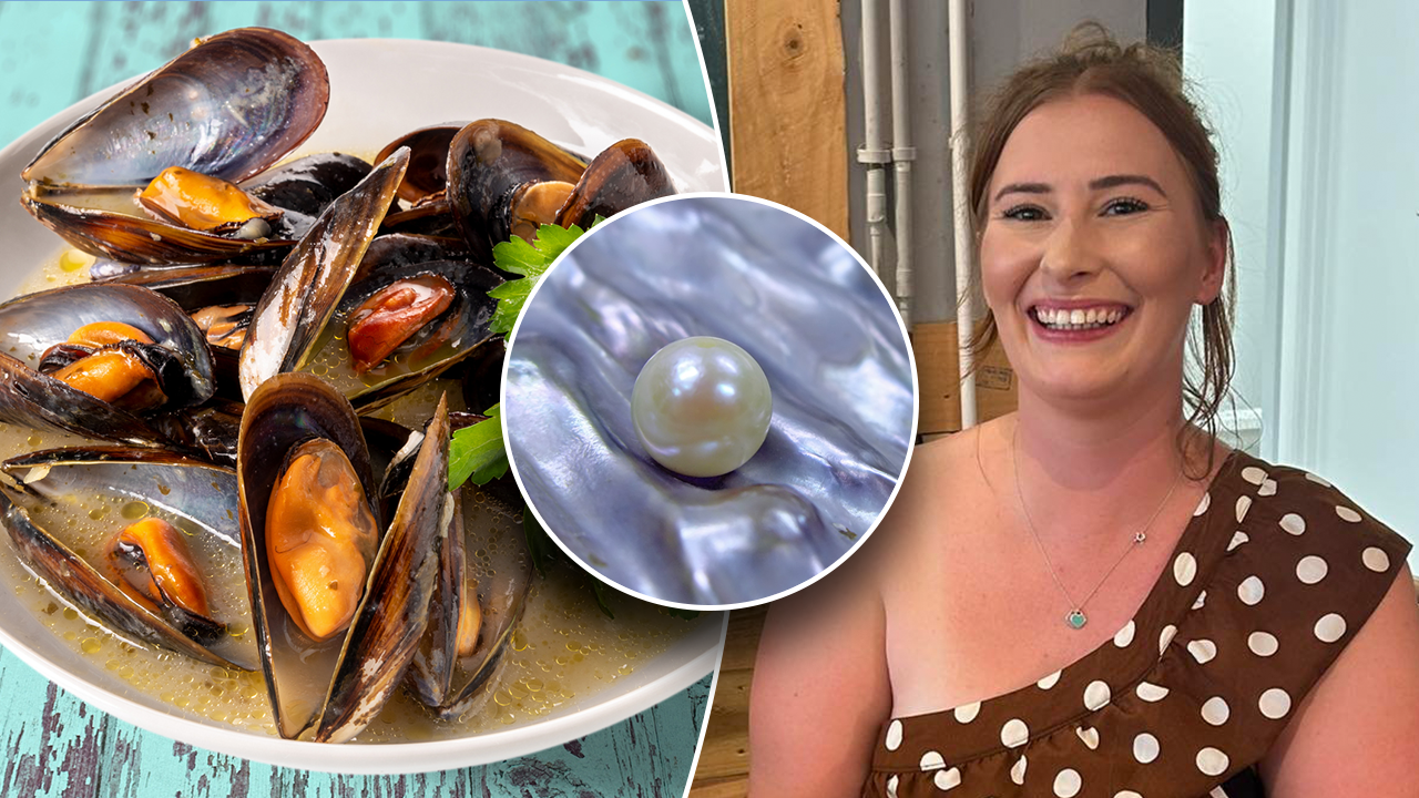 Man accidentally bites into pearl ‘treasure’ while eating dinner with fiancée and others