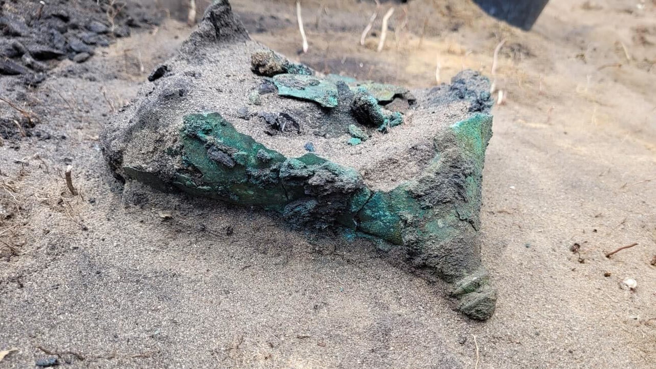 Rare ancient Celtic artifact unearthed in Poland, 2,300-year-old metal object excavated from charcoal pit