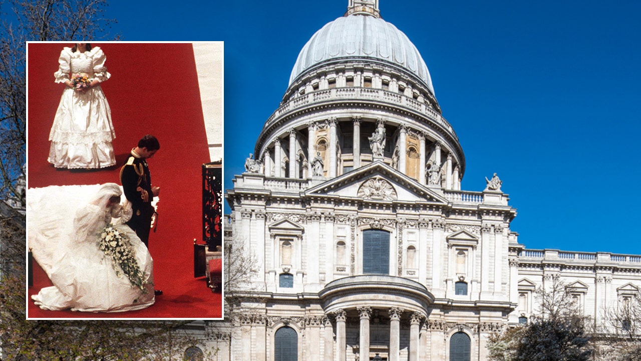 Prince Charles, Princess Diana's wedding venue, St. Paul’s Cathedral in London, survived bombs during WWII