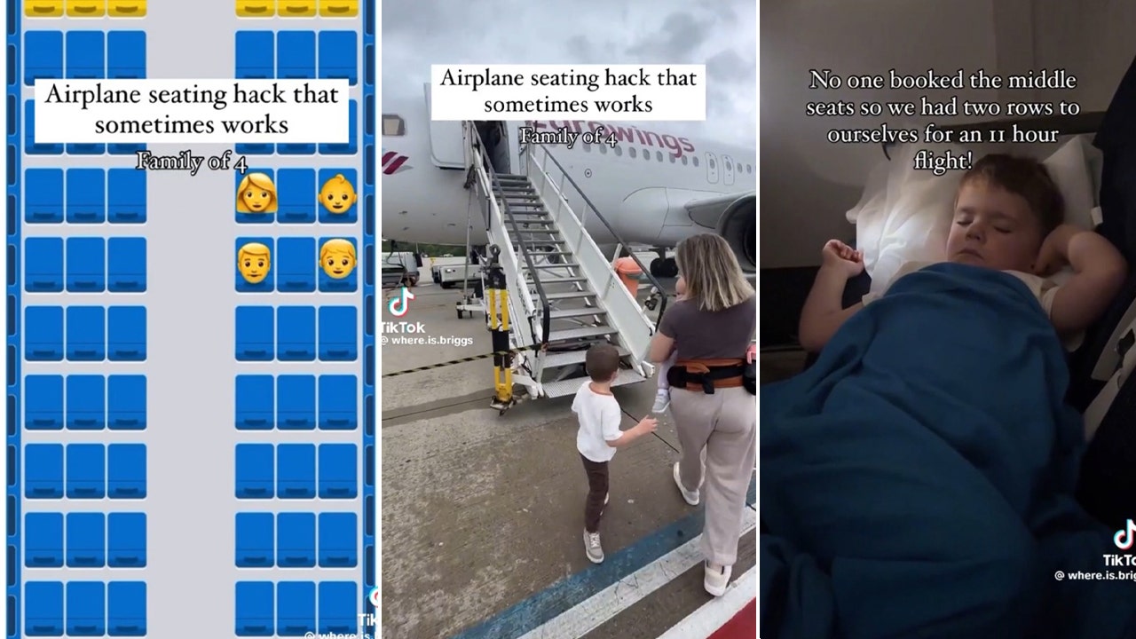 Viral hack for seats on mother's plane sparks debate; solo flyers 'can't stand it'