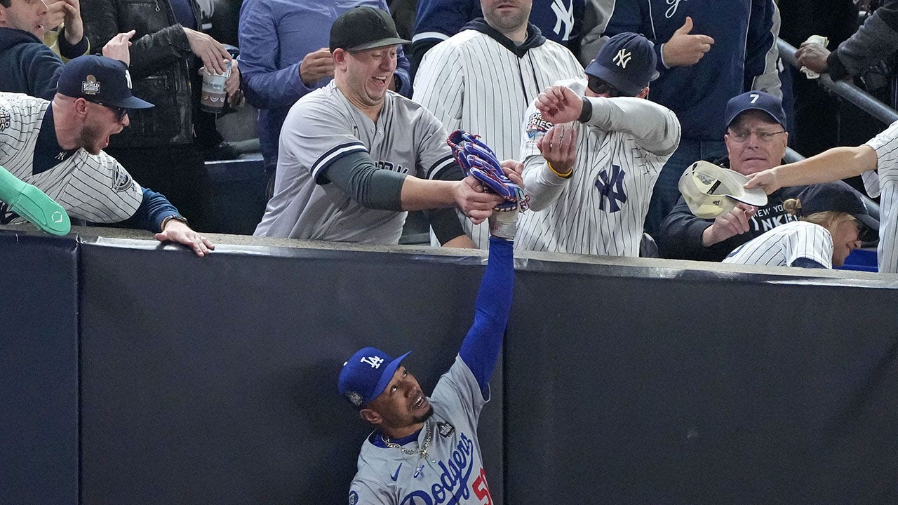 Yankees fans banned from World Series Game 5 after interfering with Dodgers’ Mookie Betts