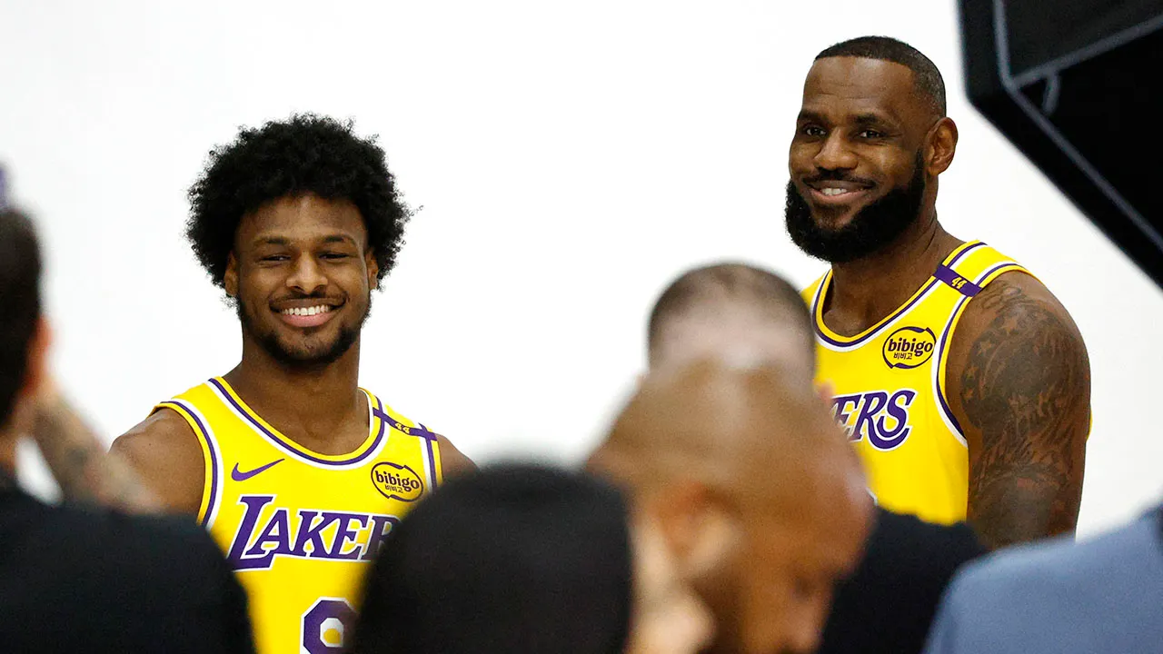 Lakers' LeBron James says he experienced 'pure joy' in practices with son Bronny as training camp tips off