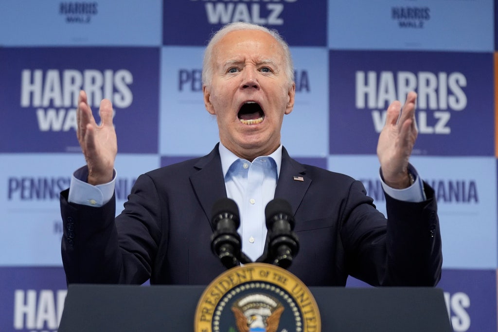 Biden calls Trump supporters 'garbage' during Harris campaign event as VP promises unity at Ellipse rally