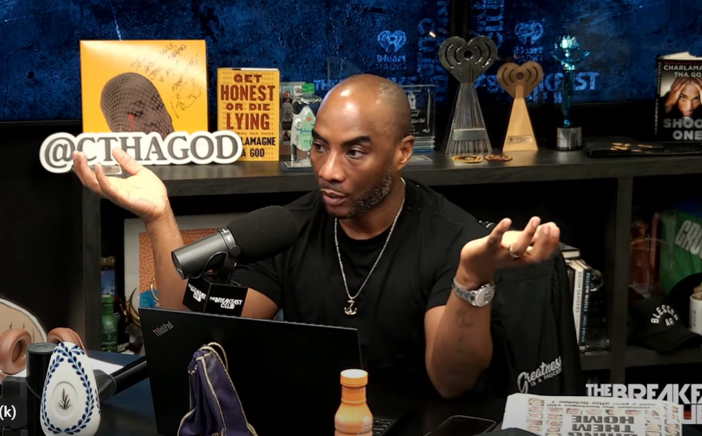 Charlamagne says Harris-Walz’s rhetoric seems “out of place” compared to Trump’s “America first” message